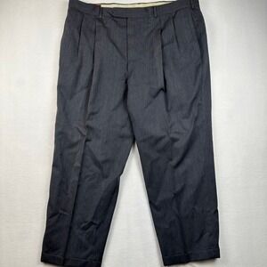 Corbin Ltd for Nordstrom Pants Mens 40 Gray Vintage Pleated Wool Dress Trousers